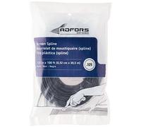 ADFORS FSP8521-U 100' Spline, Black, .125 in X 100 ft
