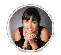 ADFSTONE Ceramic Headstone Photos for Grave Stones, Personalized Photo Gifts Custom Memorial Plates, Waterproof Porcelain Tableware for Graveyard, Round Shaped Picture Frame, Memory Decorations