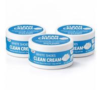 Adftccp White Shoe Cleaner Cream With Sponge, No Rinse Solid Shoe Cleaning Cream For Sneakers Canvas And Boots, Portable White Shoe Care For Daily Wear Travel And Work Use (3)