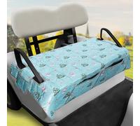 Adfuenom Golf Cart Seat Covers with 3 Pockets & Nonskid Bottom,Universal Club Car Seat Covers Towel Blanket for EZGO, Yamaha, Club Car and More 2 Person Seats Golf Carts (Style1)
