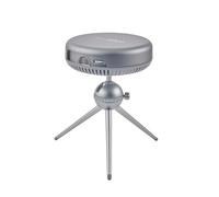 Adget iSpace2 Smart Mini Projector, 1080P Portable Projector with WiFi and Bluetooth, 360° Bluetooth Speaker, Tripod Included, Android 9.0 Rechargeable Pocket Projector for Outdoors Indoor Use (Gray)