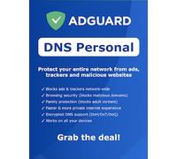 AdGuard DNS Personal (PC, Android, Mac, iOS) (20 Devices, 1 Year) - AdGuard Key - GLOBAL