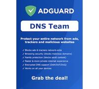 AdGuard DNS Team (PC, Android, Mac, iOS) (200 Devices, 1 Year) - AdGuard Key - GLOBAL