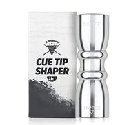 Adhafera Cue Tip Shaper, 3 in 1 of Snooker Cue Tip Shaper, the Snooker Accessories for Effective and Rapid Repair Cue Tip