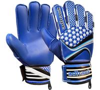 Adhawk Goalkeeper Gloves for Kids & Adult, Football Training Goalie Gloves, Non-Slip Palm Material with Extra Foam Padding, Double Layer Wrist Protection