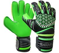 Adhawk Goalkeeper Gloves - Premium Quality Latex Palm with Finger Spine Protection & Double Layer Wristband - Premium Designed Goalie Gloves for Kids, Youth and Adult