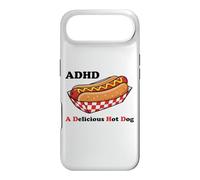 ADHD A Delicious Hot Dog Funny Fast Food Humor Sarcastic Pun Case for iPhone Air