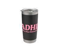 ADHD A Diva Has Distractions Funny Neurodivergent Sass Humor Stainless Steel Insulated Tumbler