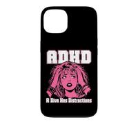 ADHD A Diva Has Distractions Funny Retro Pop Art Quote Humor Case for iPhone 13