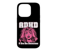 ADHD A Diva Has Distractions Funny Retro Pop Art Quote Humor Case for iPhone 14 Pro