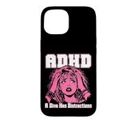 ADHD A Diva Has Distractions Funny Retro Pop Art Quote Humor Case for iPhone 15