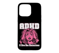 ADHD A Diva Has Distractions Funny Retro Pop Art Quote Humor Case for iPhone 15 Pro Max