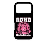 ADHD A Diva Has Distractions Funny Retro Pop Art Quote Humor Case for iPhone 17 Pro