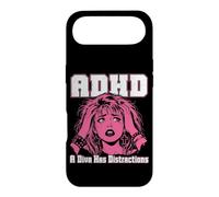 ADHD A Diva Has Distractions Funny Retro Pop Art Quote Humor Case for iPhone Air