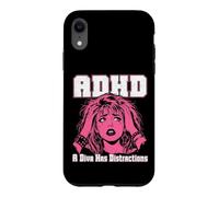 ADHD A Diva Has Distractions Funny Retro Pop Art Quote Humor Case for iPhone XR