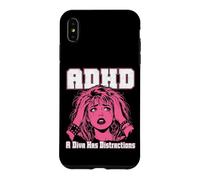 ADHD A Diva Has Distractions Funny Retro Pop Art Quote Humor Case for iPhone XS Max