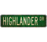 Adhd Ave Adhd Metal Tin Street Sign Bar Cafe Garage Cave Home Room Wall Bathroom Farmhouse Garden Porch Patio Decor, 4X16 Inch