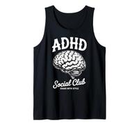 Adhd Awareness Adhd Social Club Tank Top