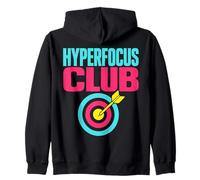 ADHD Awareness Hyper Focus ADHD Zip Hoodie