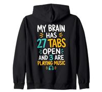ADHD Awareness Neurodivergent Brain Zip Hoodie