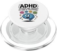ADHD Because One Thought at a Time Is Too Boring PopSockets PopGrip for MagSafe