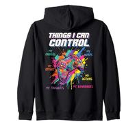 ADHD Behavior Autism Things I Can Control for Teen Boy Zip Hoodie