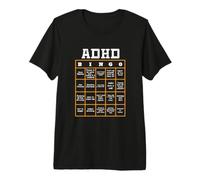 ADHD Bingo Mental Health Disorder Awareness Support Premium T-Shirt