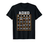 ADHD Bingo Mental Health Disorder Awareness Support T-Shirt