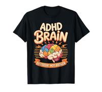 ADHD Brain Different Not Broken Neurodiversity T-Shirt