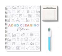 Adhd Cleaning Planner A4 Bundle Cleaning Schedule Book