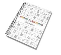 Adhd Cleaning Planner, Adhd Planner for Adults, Cleaning Plan Schedule,Daily Weekly Monthly Organizer Do-It-Yourself Home Improvement