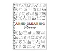 ADHD Cleaning Planner,ADHD Planner, Household Cleaning Schedule and Checklist,Daily Weekly Monthly Checklist for Home, Daily Weekly Monthly Checklist for Home, DIY Schedule & Organizer