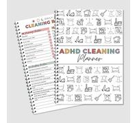 ADHD Cleaning Planner, Bundle Household Cleaning Schedule and Checklist Management
