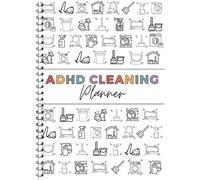 Adhd Cleaning Planner,Cleaning Schedule And Checklist Organizing Notebook Weekly Book Writing Diaries
