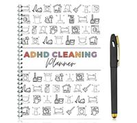 ADHD Cleaning Planner, Cleaning Schedule and Checklist with Pen, Bundle Household Cleaning Schedule & Checklist Management, Family Cleaning Tasks, DIY Home Improvement, School class duty, Editable