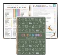 Adhd Cleaning Planner for Adults Women, Cleaning Schedule and Checklist Organizer, Household Cleaning Planner with Daily/Weekly/Monthly Task,for Home, Family Cleaning Tasks, DIY Home Improvement