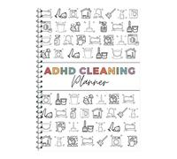 ADHD Cleaning Planner, Household Cleaning Schedule & Checklist Management, Daily Weekly And Monthly Housework Planner, Adjustable Clean Up Household Chores Sheet