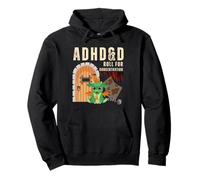 ADHD&D Roll For Concentration Funny Apparel Pullover Hoodie