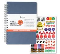 ADHD Daily Planner - 12-Week Undated Productivity Planner with Hourly Schedule for Time Blocking - Organizer for Neurodivergent Adults, Men & Women - 6x9