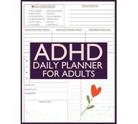 ADHD Daily Planner for Adults: 90-Day Undated Organizer with Daily Goals, Time Blocking, and Progress Reflection