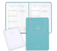 ADHD Daily Planner for Neurodivergent Adults - Premium Leather Productivity & Task Management Planner with Guided Focus Pages, 170gsm Paper, Gold Foiling & Gift Box - Undated | A5 (Teal)