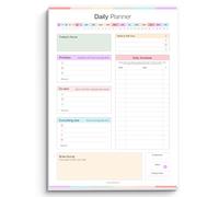 ADHD Daily Planner Notepad for Neurodivergent Adults - Productivity Daily Planner Desk Pad & Task Management to Stay Organized and Focused Note Pad - A4 Colourful