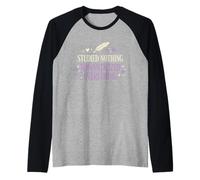 ADHD Dark Academia Identity Study Humor Book Lover Vibes Raglan Baseball Tee