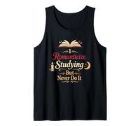 ADHD Dark Academia Identity Study Humor Book Lover Vibes Tank Top