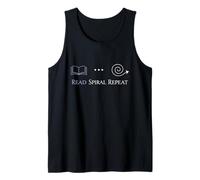 ADHD Dark Academia Identity Study Humor Book Lover Vibes Tank Top