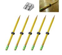ADHD Fidget Pencil Set Threaded Pencil with Nuts and Bolts for Kids & Adults, Sensory Fidget Tool for Focus, Anxiety Relief, and Quiet Classroom Use(5pcs)