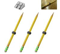 ADHD Fidget Pencil Set Threaded Pencil with Nuts and Bolts for Kids & Adults, Sensory Fidget Tool for Focus, Anxiety Relief, and Quiet Classroom Use(3pcs)