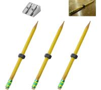 ADHD Fidget Pencil, Threaded Pencil Sleeve with Nuts’n Bolts for Adults, Pen Gidgets Sleeve Fidget Tool for Focus, Sensory Relief, Anxiety, and Quiet Classroom Fidgeting (3PCS)