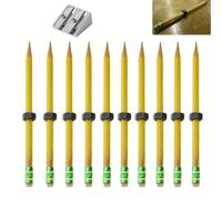 ADHD Fidget Pencil - Threaded Pencil Sleeve with Nuts’n Bolts for Kids and Adults, Pen Gidgets Sleeve Fidget Tool for Focus, Sensory Relief, Anxiety, and Quiet Classroom Fidgeting(10pcs)