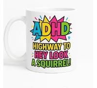ADHD Funny Quote Novelty Gift Mug
